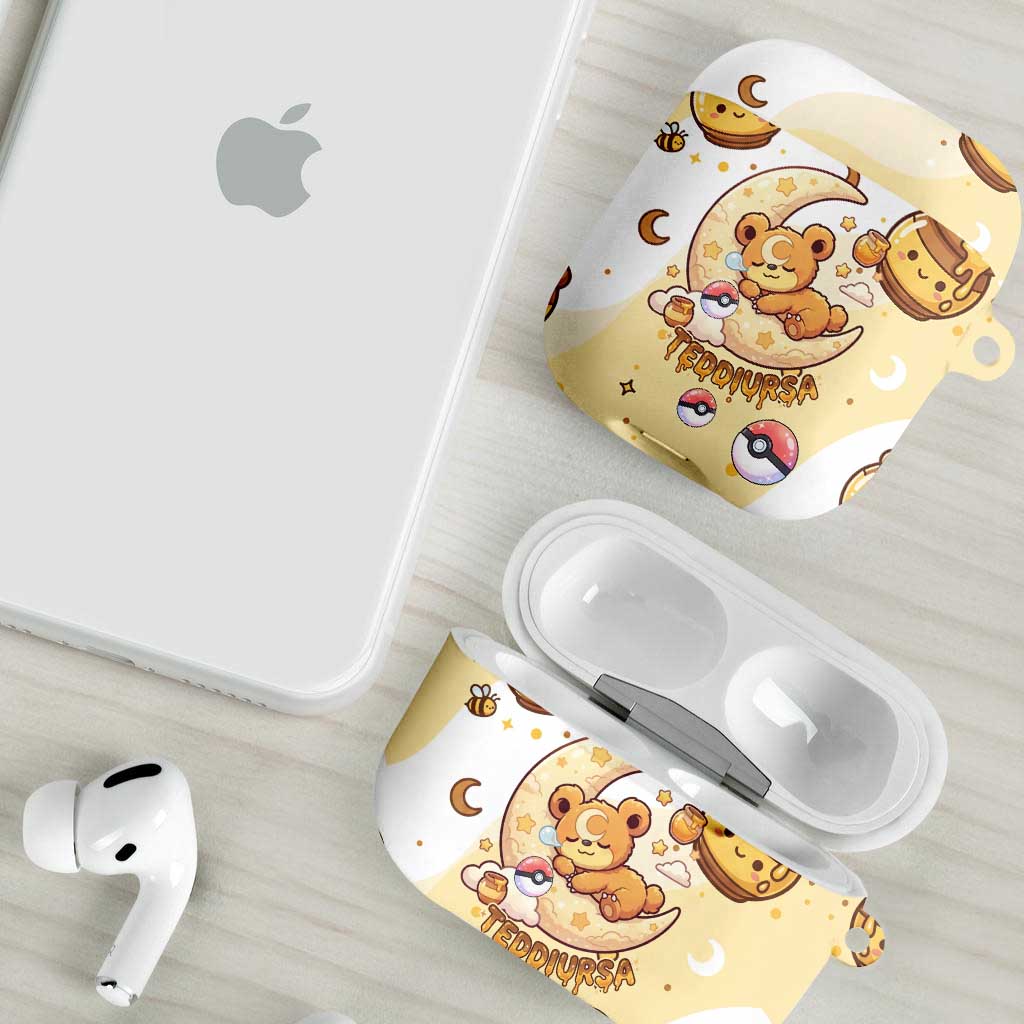 Teddiursa AirPods Case Sweet Honey Moon Kawaii Art
