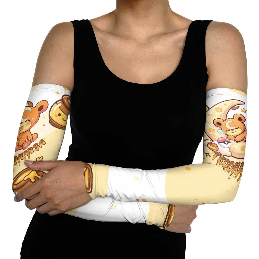 Teddiursa Arm Sleeves Sweet Honey Moon Kawaii Art