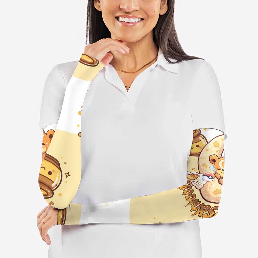 Teddiursa Arm Sleeves Sweet Honey Moon Kawaii Art