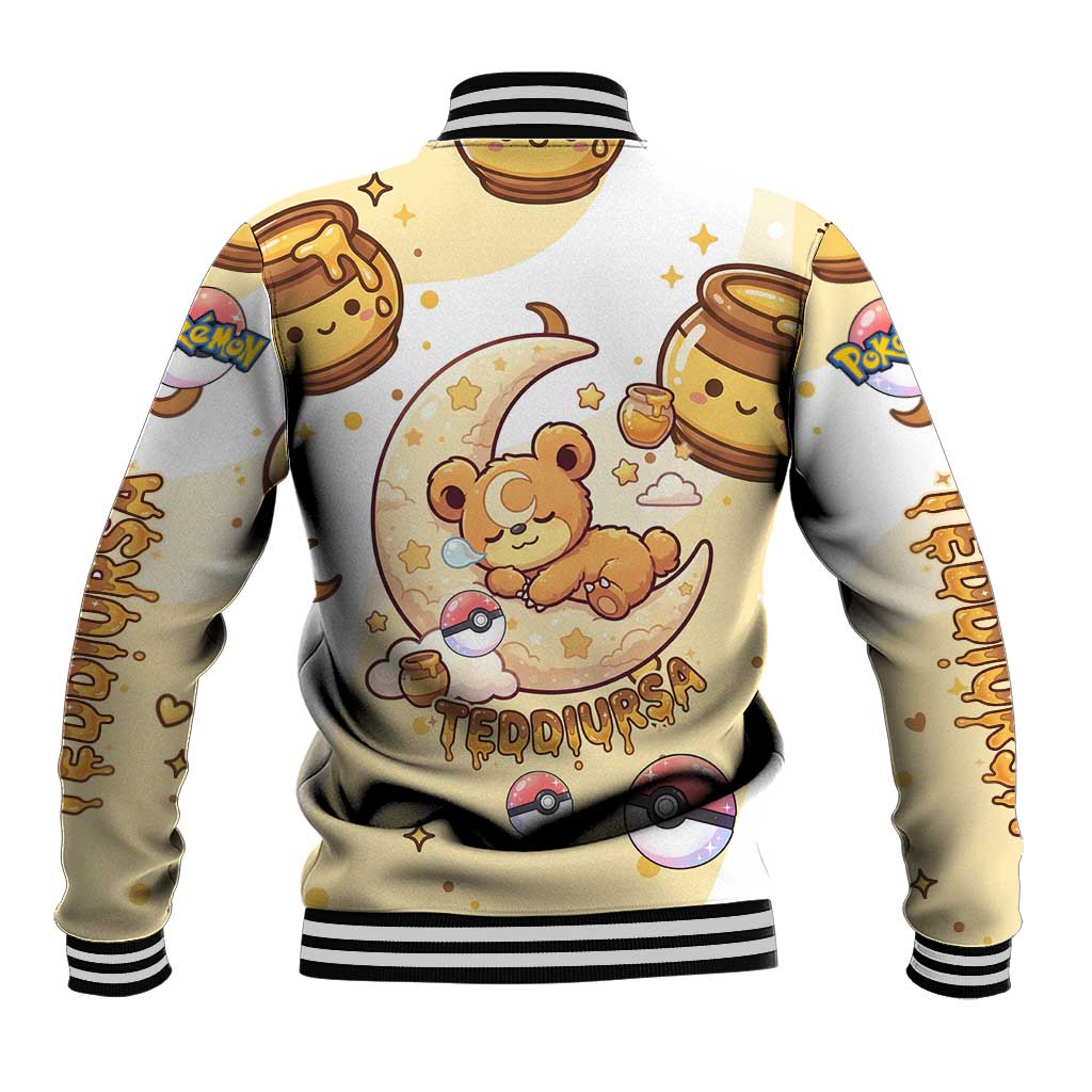 Teddiursa Baseball Jacket Sweet Honey Moon Kawaii Art