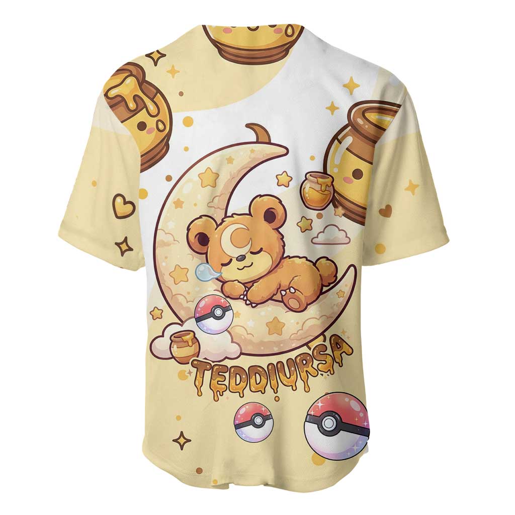 Teddiursa Baseball Jersey Sweet Honey Moon Kawaii Art