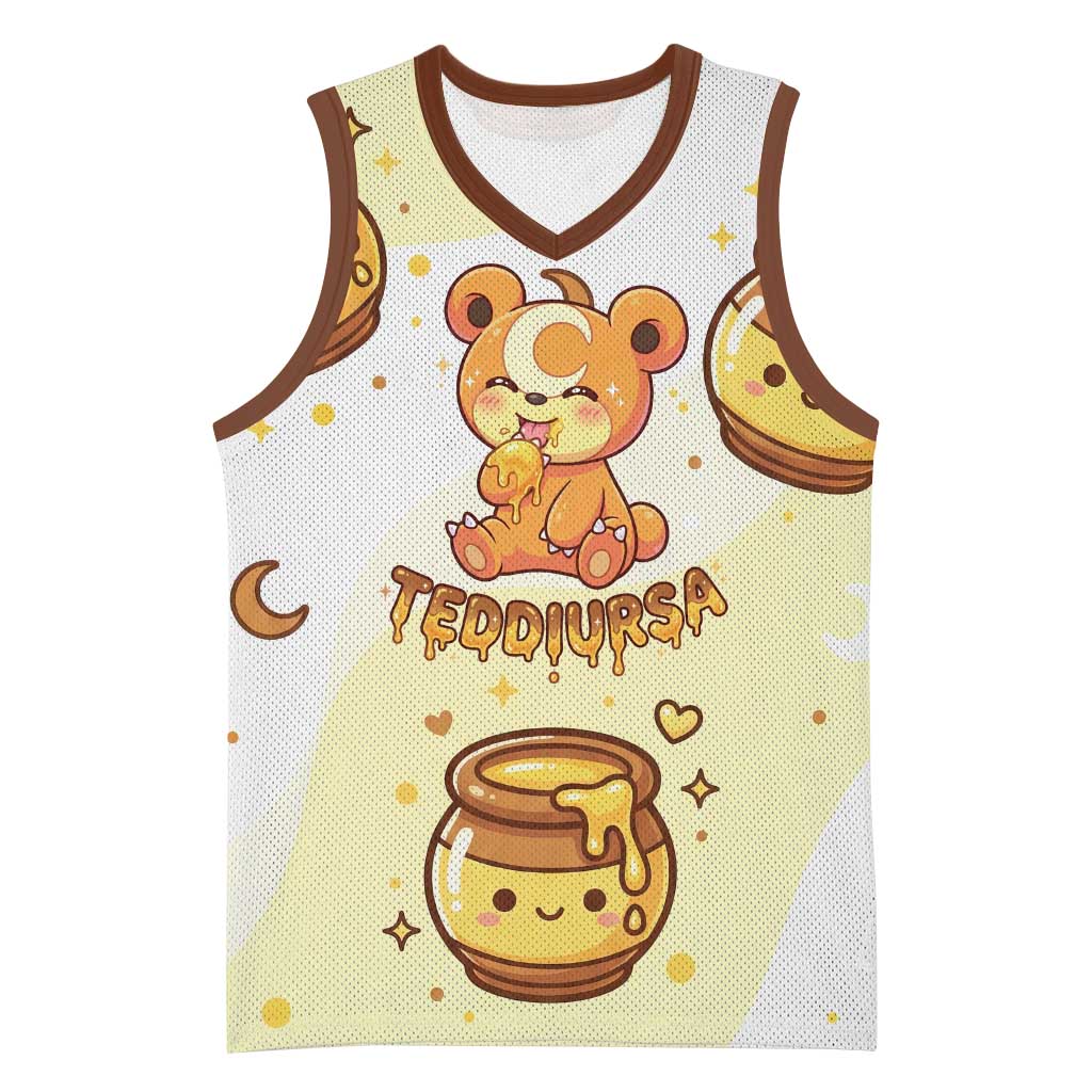 Teddiursa Basketball Jersey Sweet Honey Moon Kawaii Art