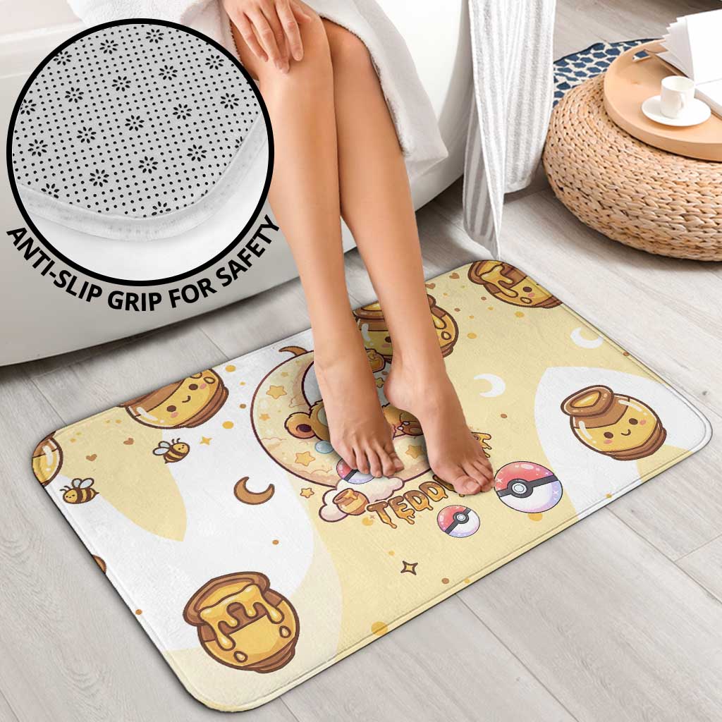 Teddiursa Bathroom Set Sweet Honey Moon Kawaii Art