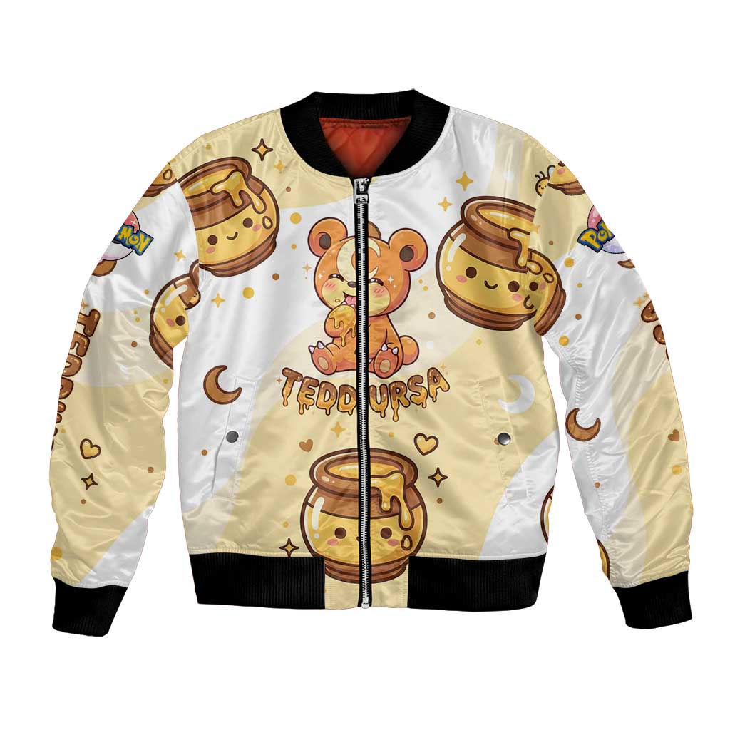 Teddiursa Bomber Jacket Sweet Honey Moon Kawaii Art