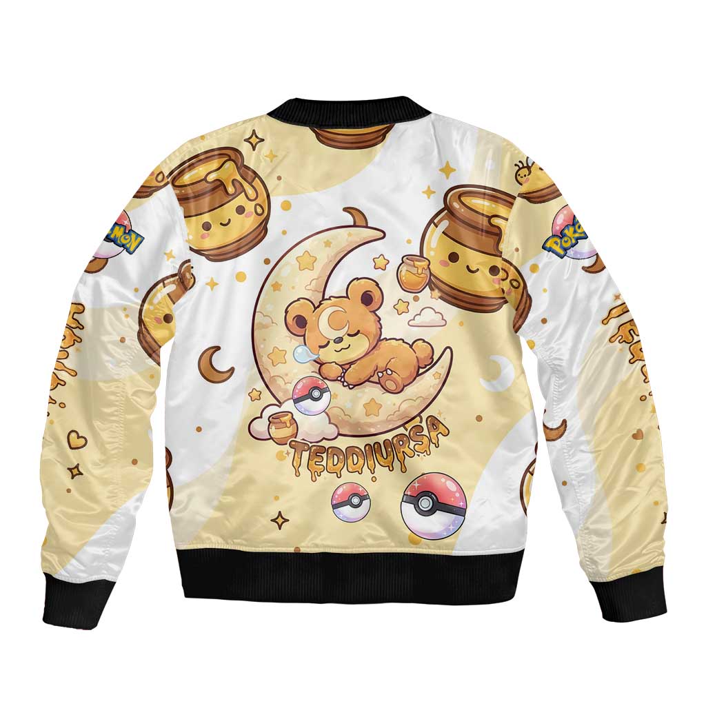 Teddiursa Bomber Jacket Sweet Honey Moon Kawaii Art