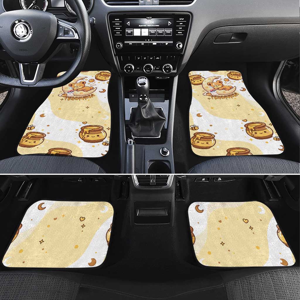 Teddiursa Car Mats Sweet Honey Moon Kawaii Art
