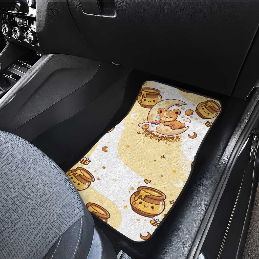 Teddiursa Car Mats Sweet Honey Moon Kawaii Art