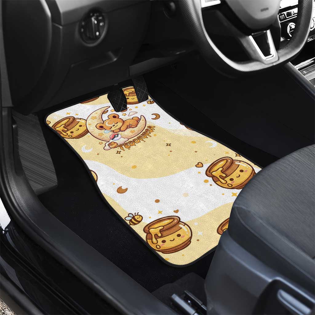Teddiursa Car Mats Sweet Honey Moon Kawaii Art