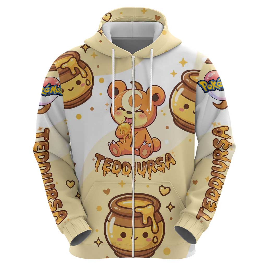 Teddiursa Hoodie Sweet Honey Moon Kawaii Art