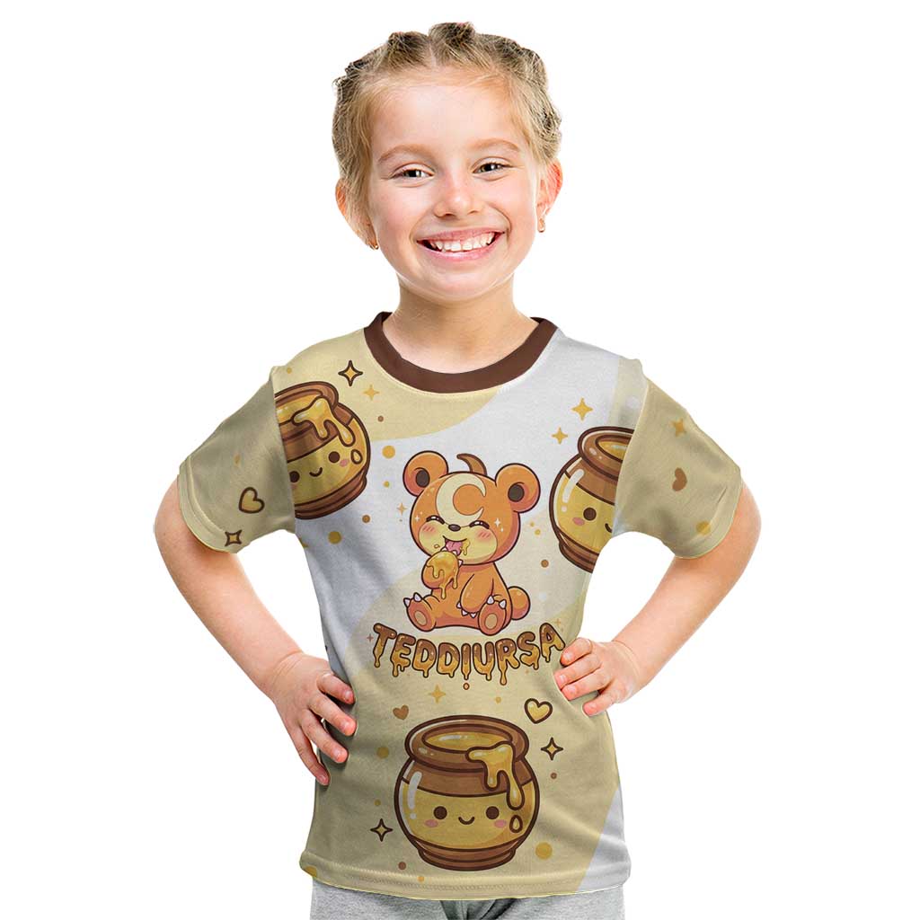 Teddiursa Kid T Shirt Sweet Honey Moon Kawaii Art