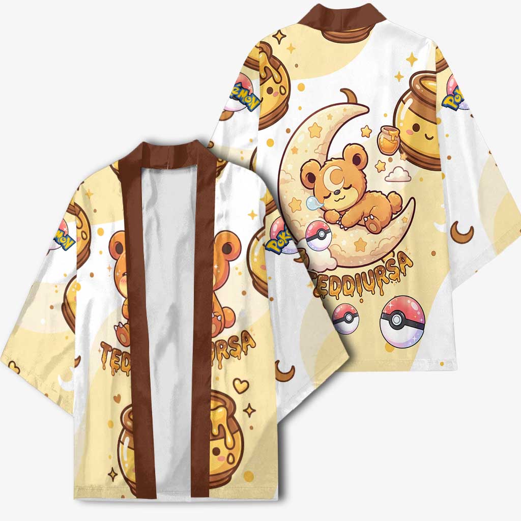 Teddiursa Kimono Sweet Honey Moon Kawaii Art