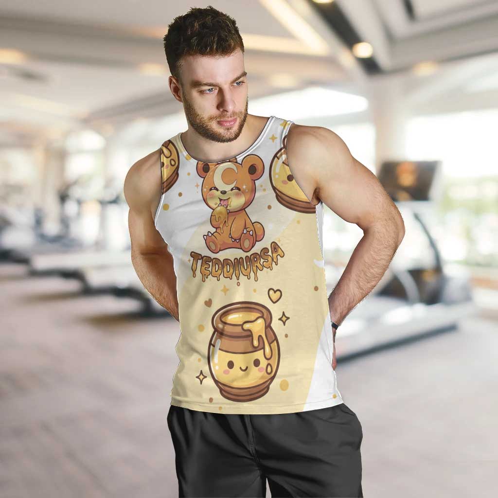 Teddiursa Men Tank Top Sweet Honey Moon Kawaii Art