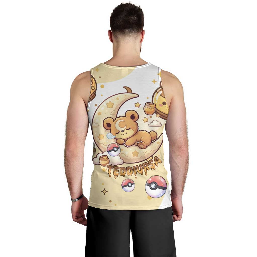 Teddiursa Men Tank Top Sweet Honey Moon Kawaii Art