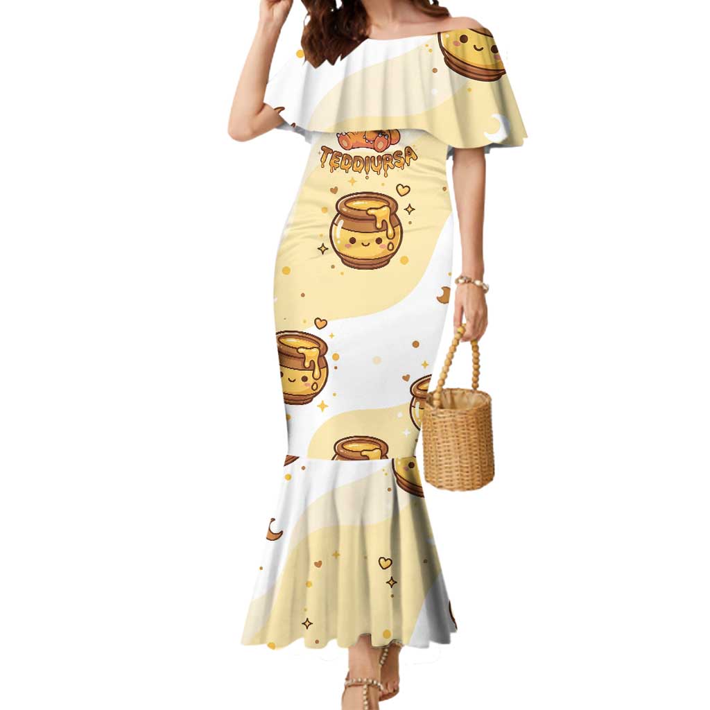 Teddiursa Mermaid Dress Sweet Honey Moon Kawaii Art