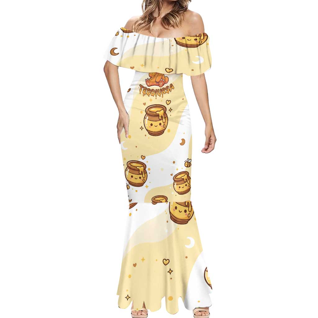 Teddiursa Mermaid Dress Sweet Honey Moon Kawaii Art