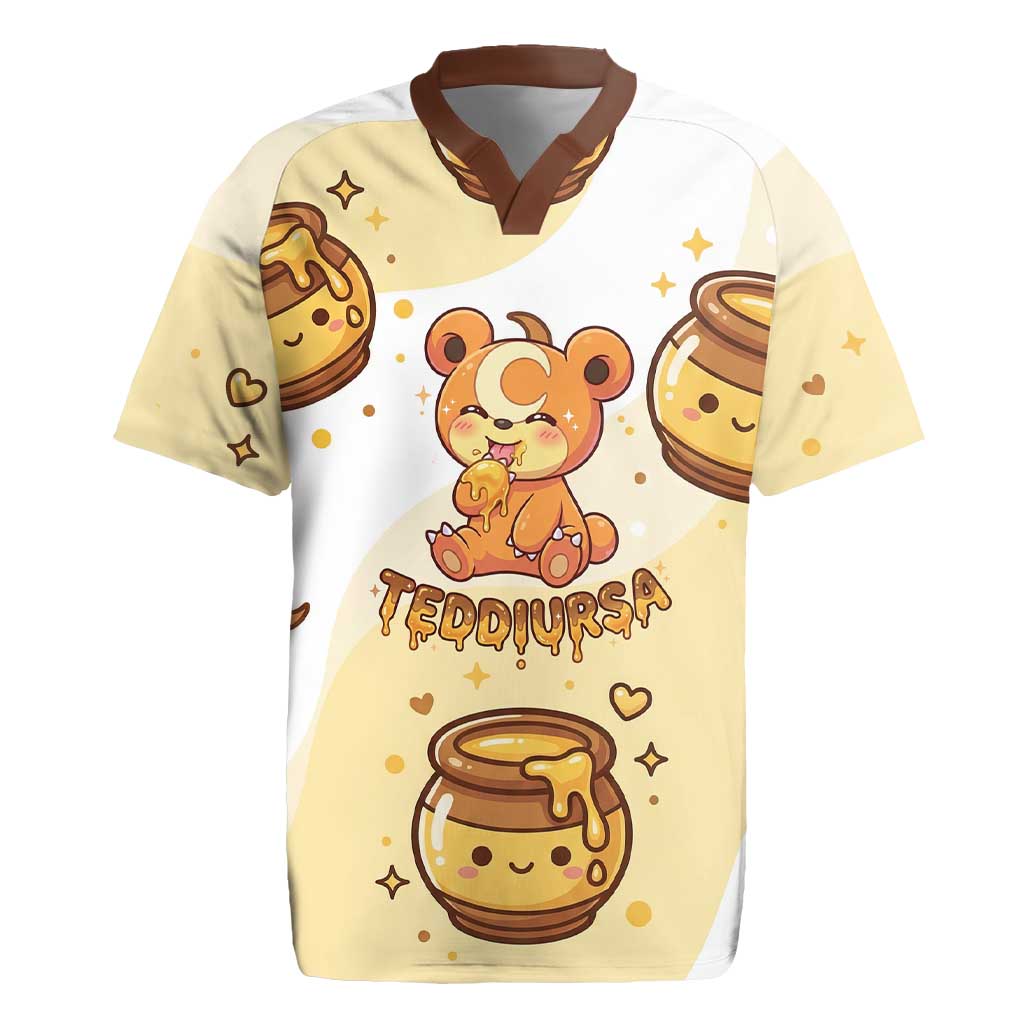 Teddiursa Rugby Jersey Sweet Honey Moon Kawaii Art