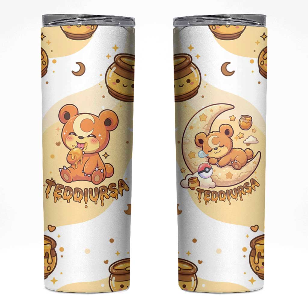 Teddiursa Skinny Tumbler Sweet Honey Moon Kawaii Art