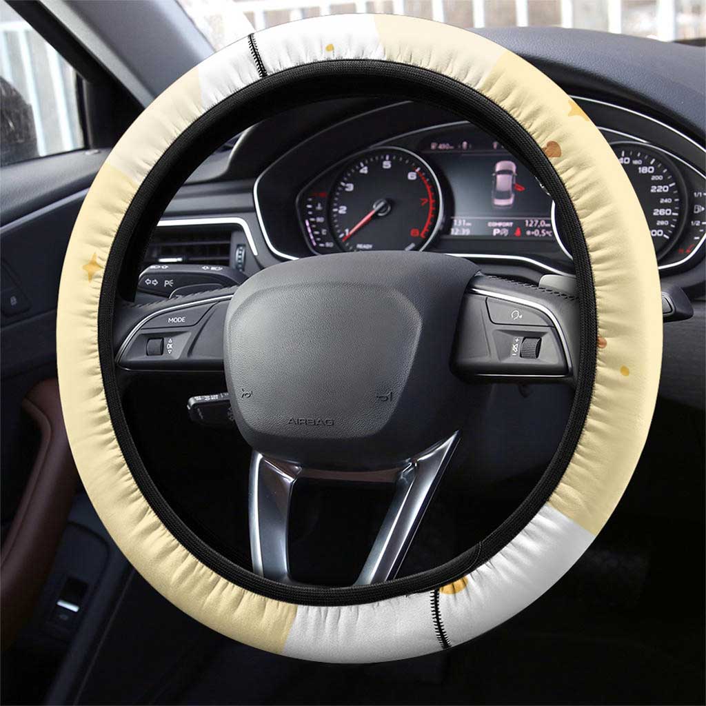 Teddiursa Steering Wheel Cover Sweet Honey Moon Kawaii Art