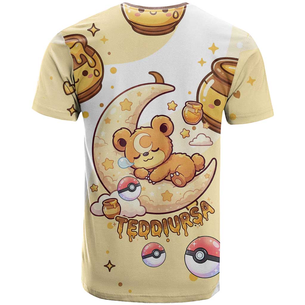 Teddiursa T Shirt Sweet Honey Moon Kawaii Art