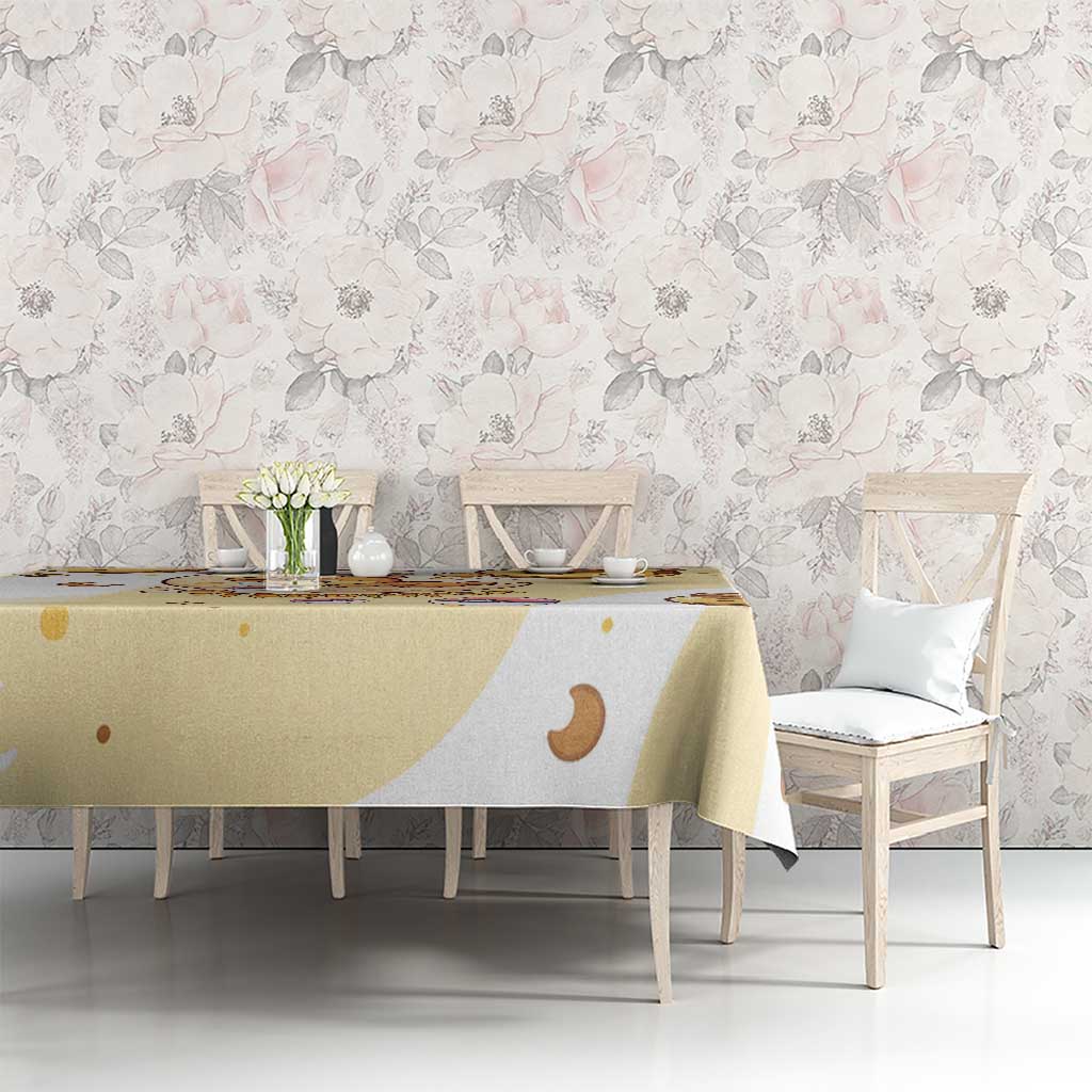 Teddiursa Tablecloth Sweet Honey Moon Kawaii Art
