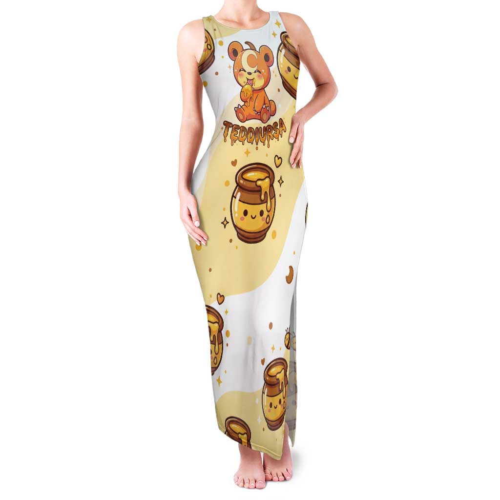 Teddiursa Tank Maxi Dress Sweet Honey Moon Kawaii Art