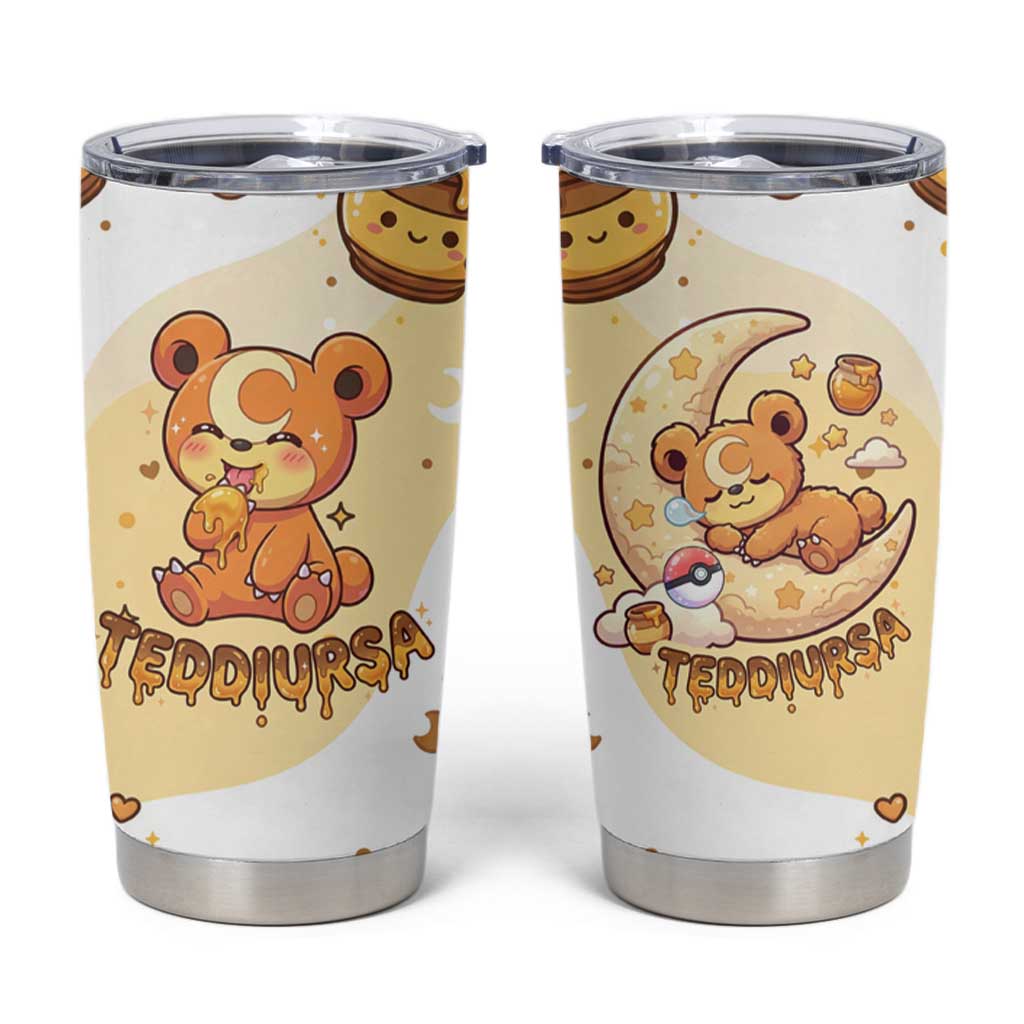 Teddiursa Tumbler Cup Sweet Honey Moon Kawaii Art