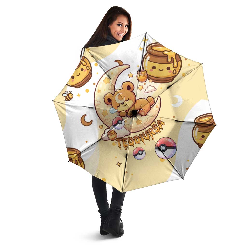 Teddiursa Umbrella Sweet Honey Moon Kawaii Art