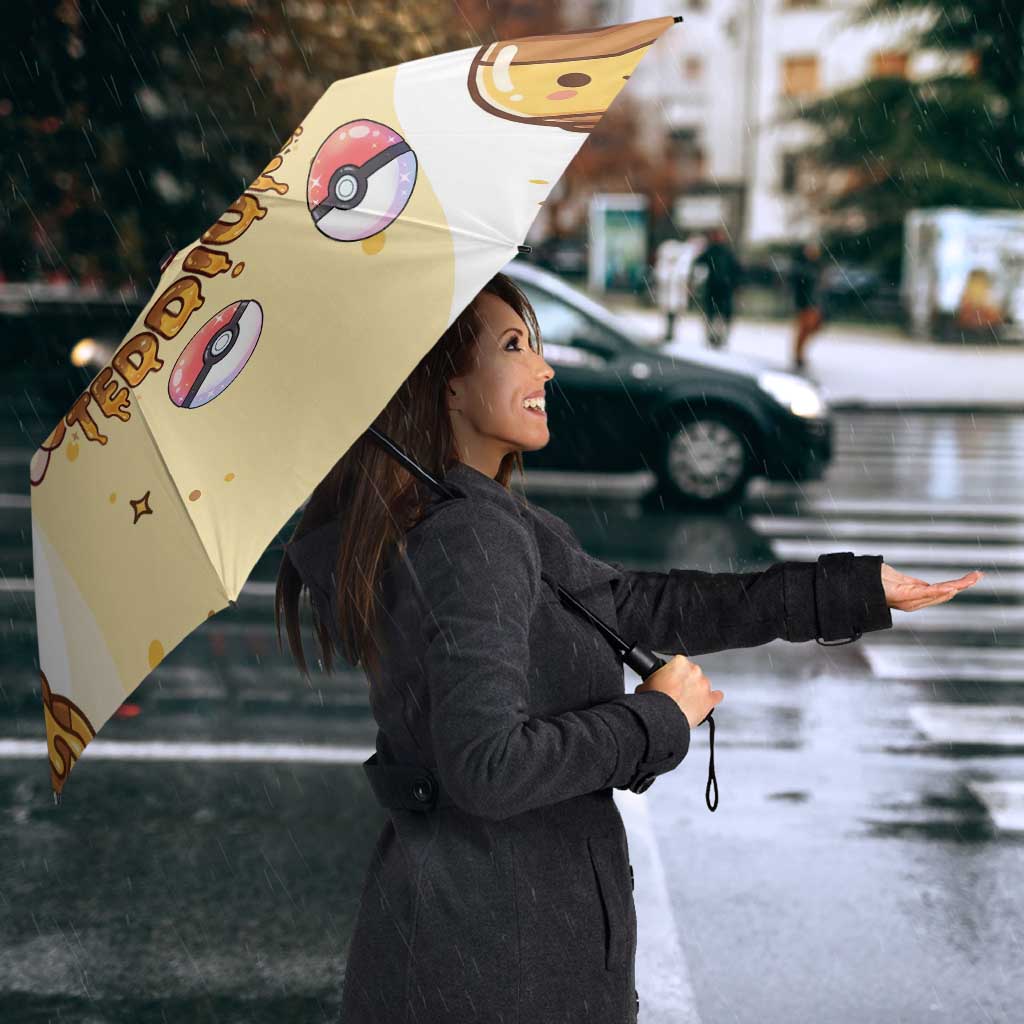 Teddiursa Umbrella Sweet Honey Moon Kawaii Art
