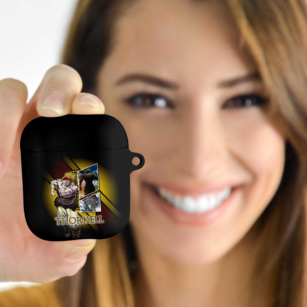Thorkell Viking Berserker AirPods Case Viking Manga Illustration Style
