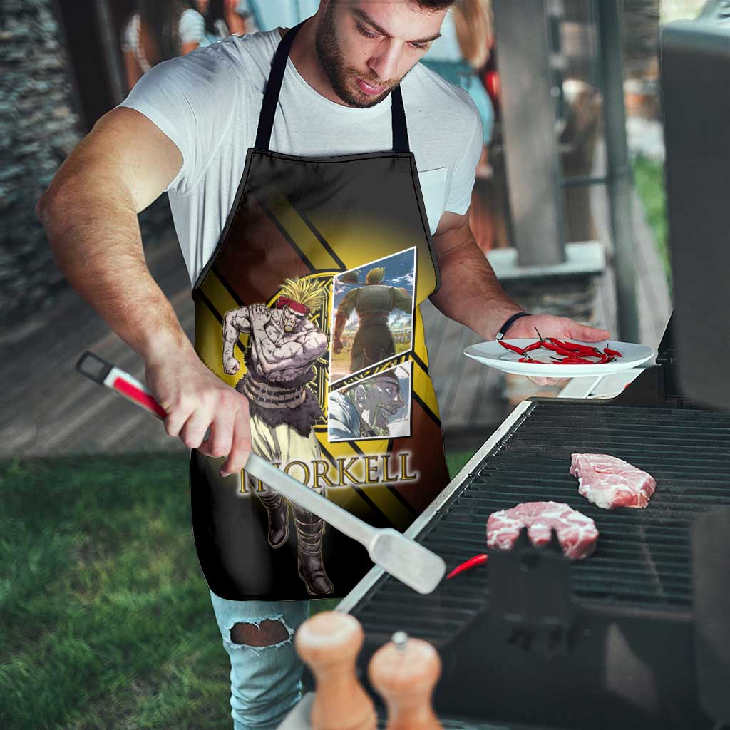 Thorkell Viking Berserker Apron Viking Manga Illustration Style
