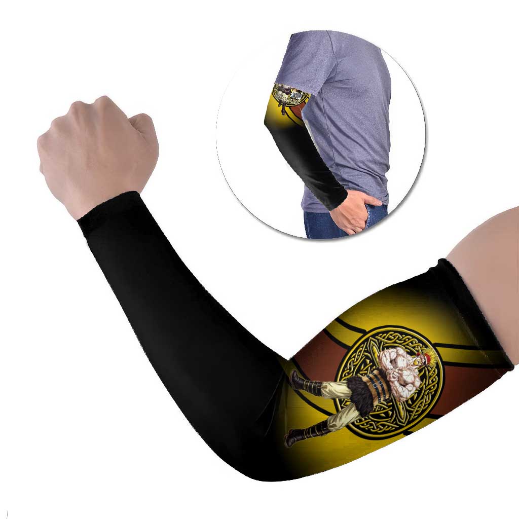 Thorkell Viking Berserker Arm Sleeves Viking Manga Illustration Style