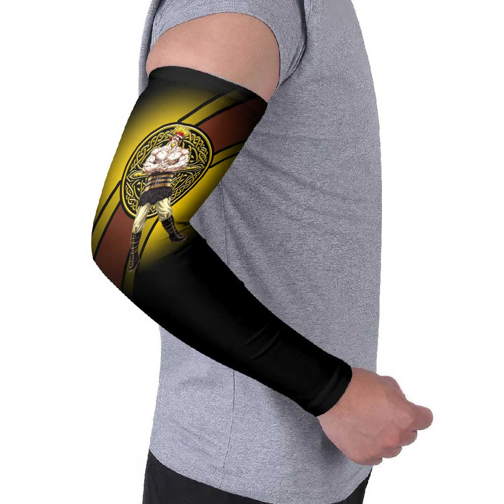 Thorkell Viking Berserker Arm Sleeves Viking Manga Illustration Style