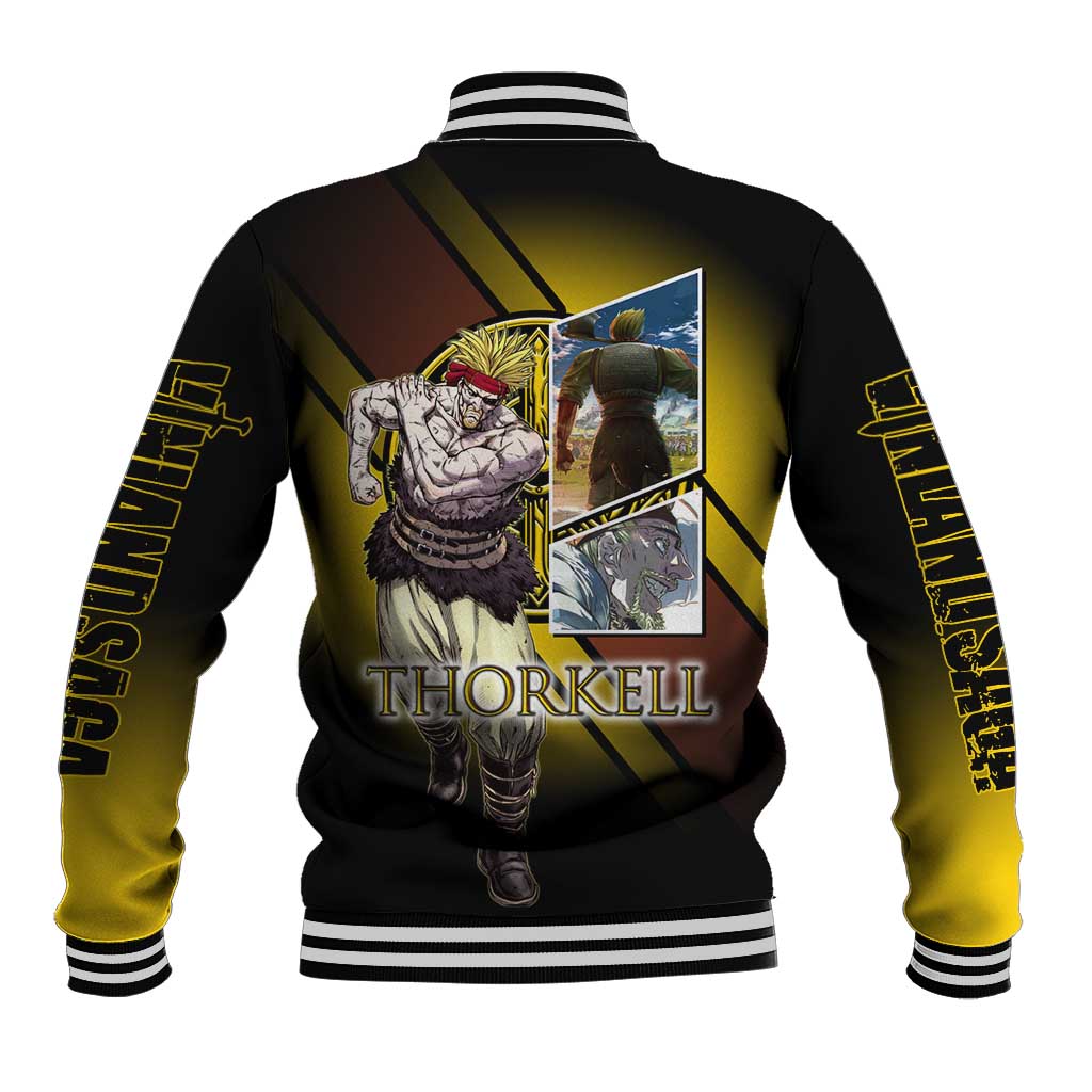 Thorkell Viking Berserker Baseball Jacket Viking Manga Illustration Style