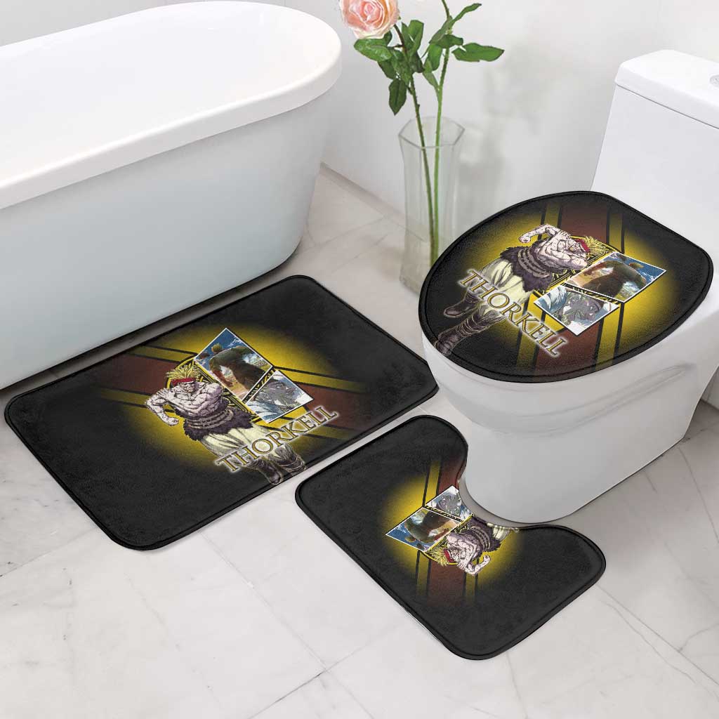 Thorkell Viking Berserker Bathroom Set Viking Manga Illustration Style