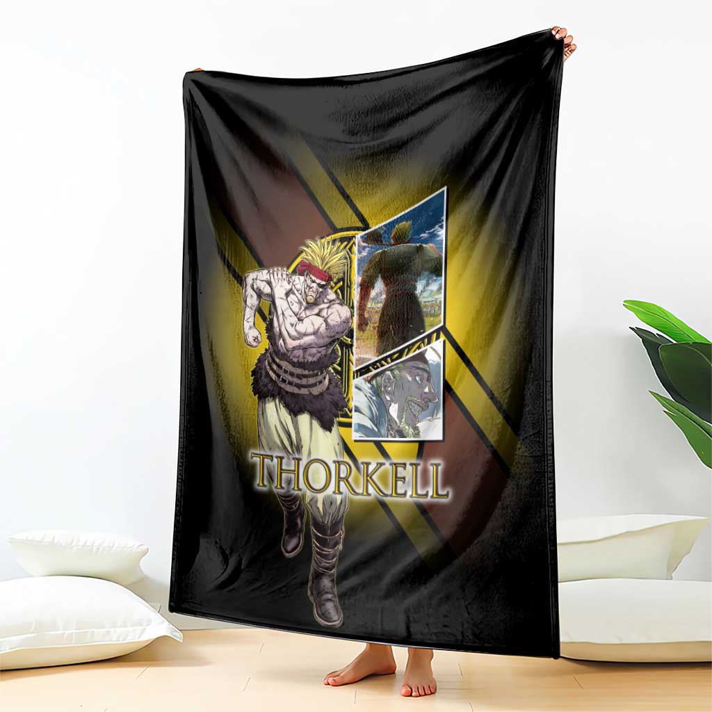 Thorkell Viking Berserker Blanket Viking Manga Illustration Style