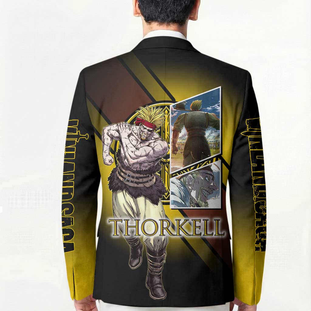 Thorkell Viking Berserker Blazer Viking Manga Illustration Style
