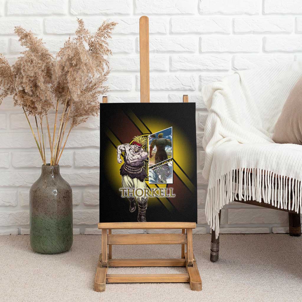 Thorkell Viking Berserker Canvas Wall Art Viking Manga Illustration Style