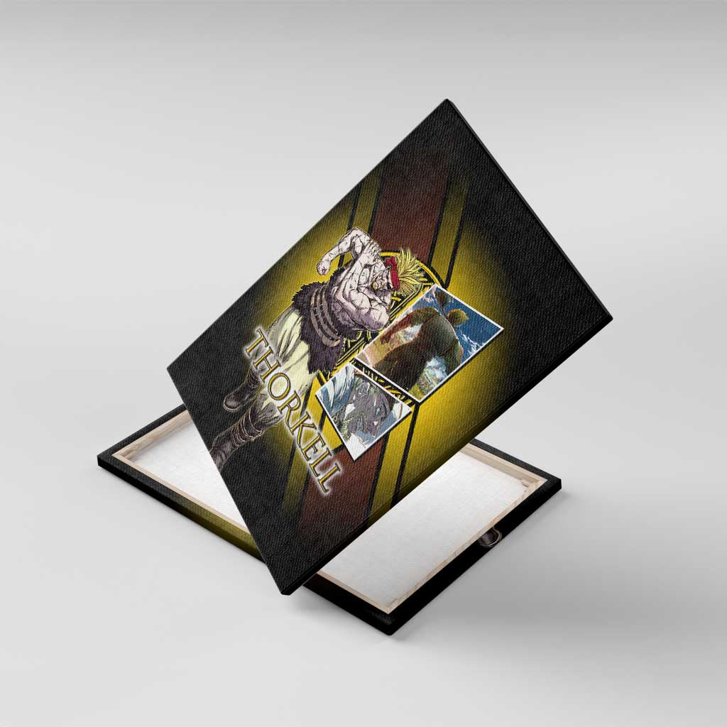 Thorkell Viking Berserker Canvas Wall Art Viking Manga Illustration Style