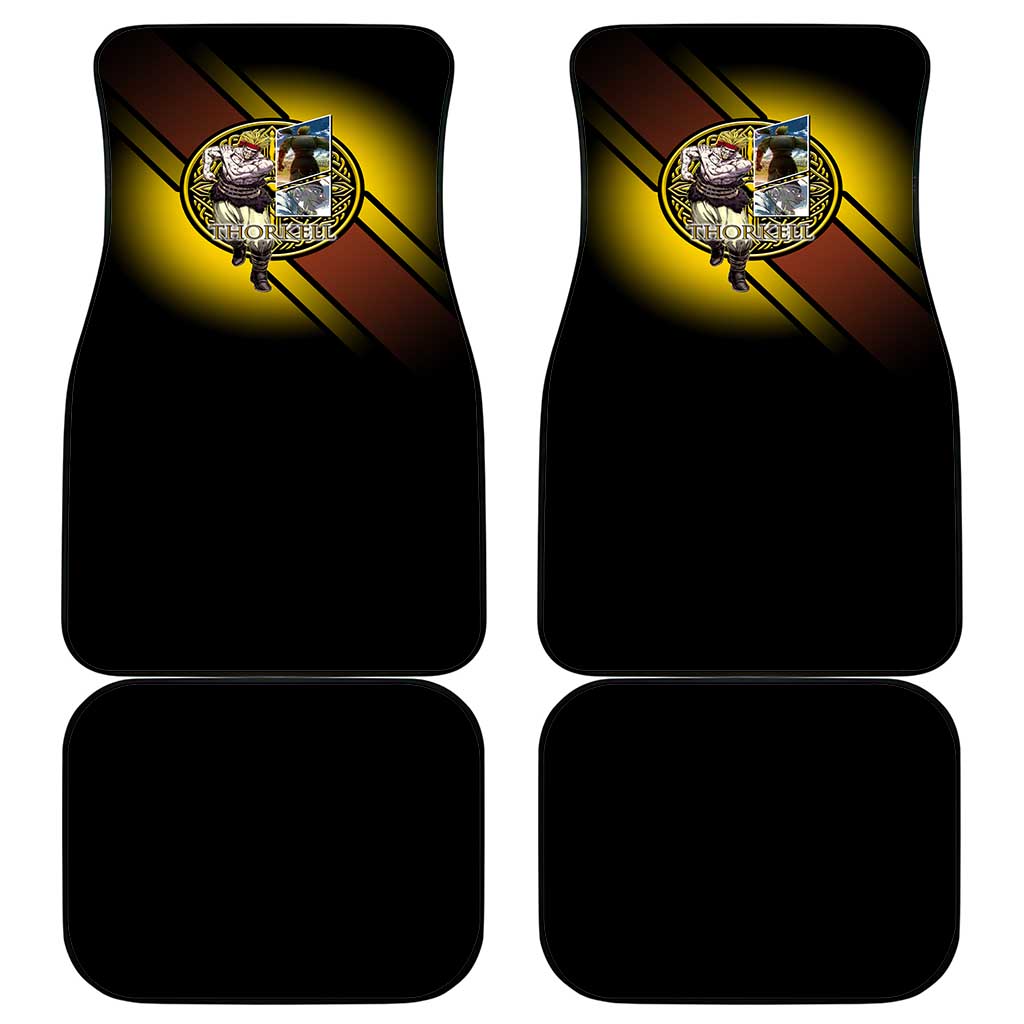 Thorkell Viking Berserker Car Mats Viking Manga Illustration Style