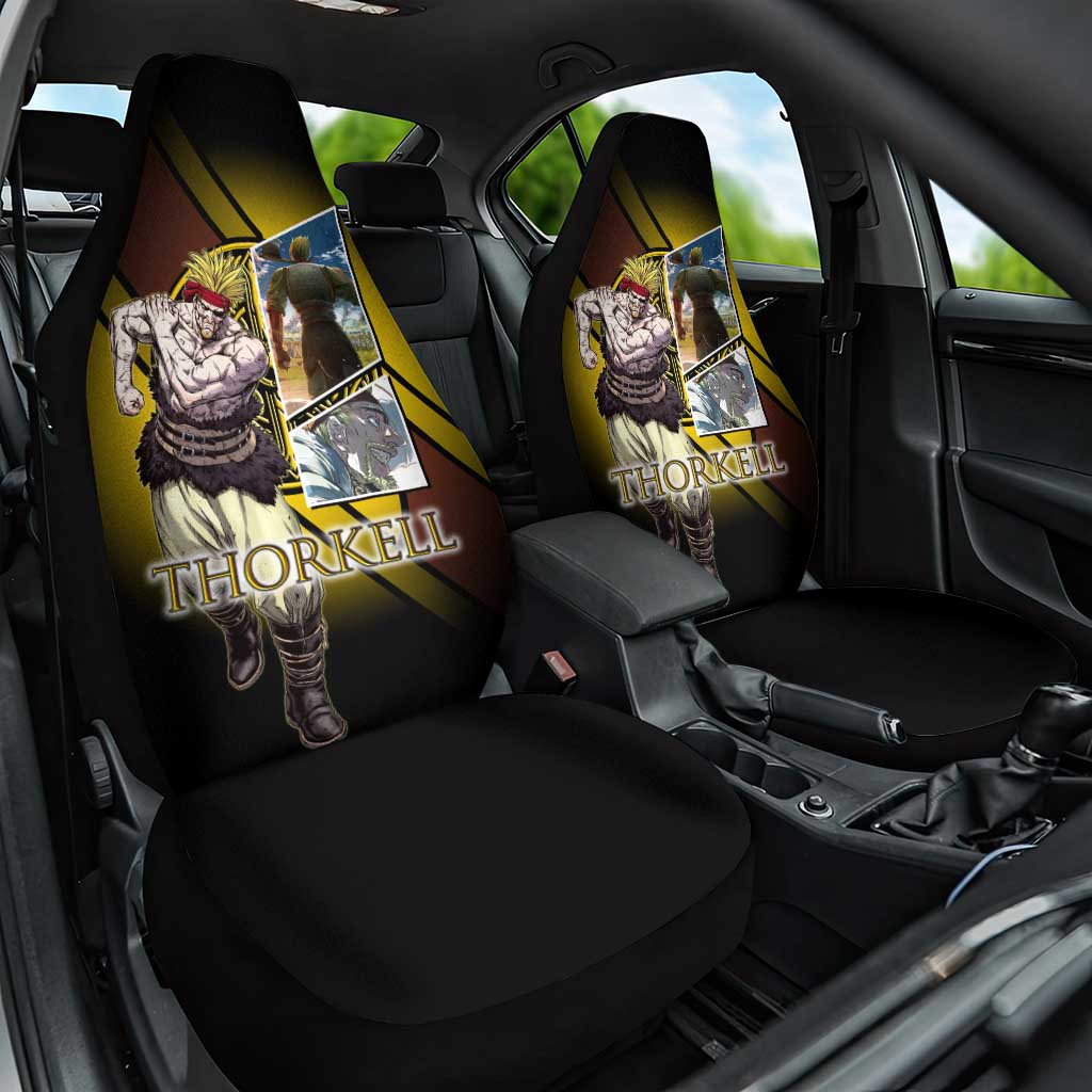 Thorkell Viking Berserker Car Seat Cover Viking Manga Illustration Style