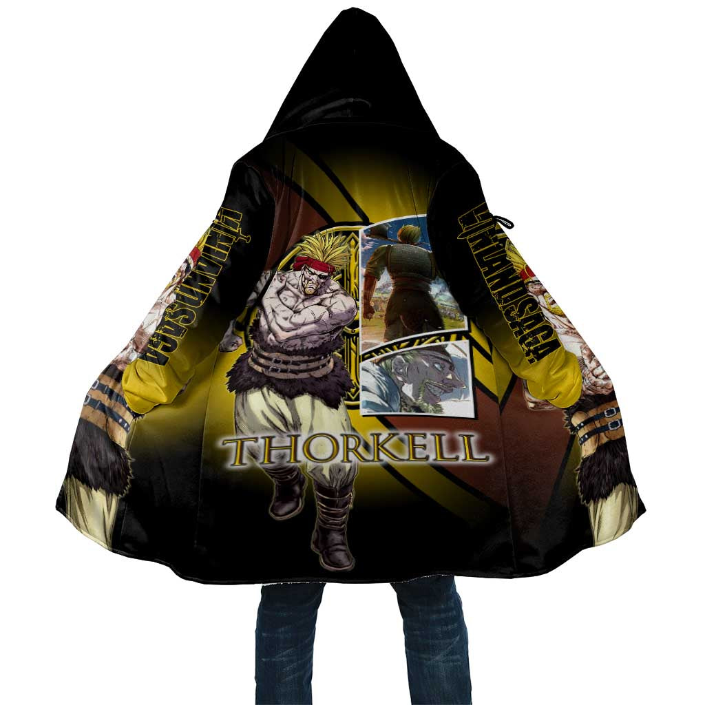 Thorkell Viking Berserker Cloak Viking Manga Illustration Style