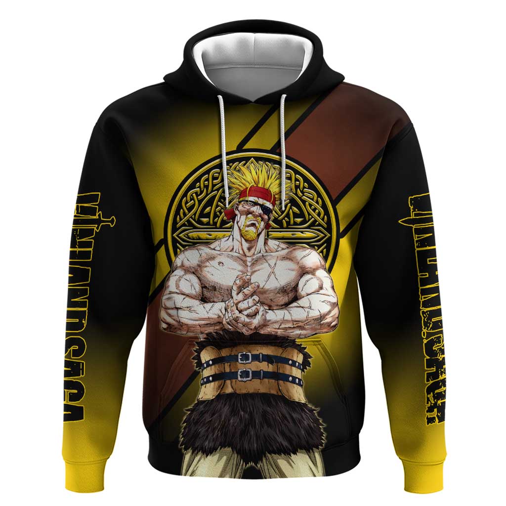Thorkell Viking Berserker Hoodie Viking Manga Illustration Style