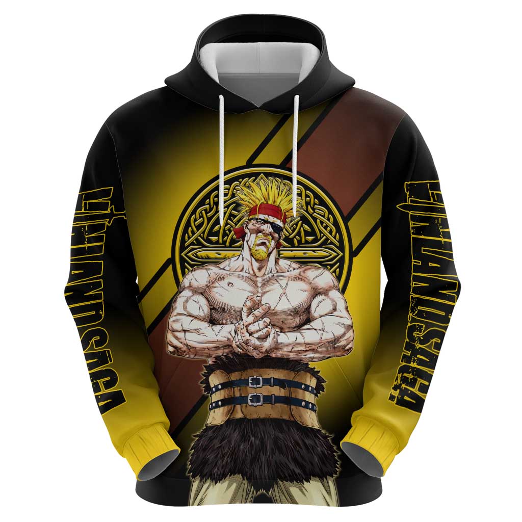 Thorkell Viking Berserker Hoodie Viking Manga Illustration Style