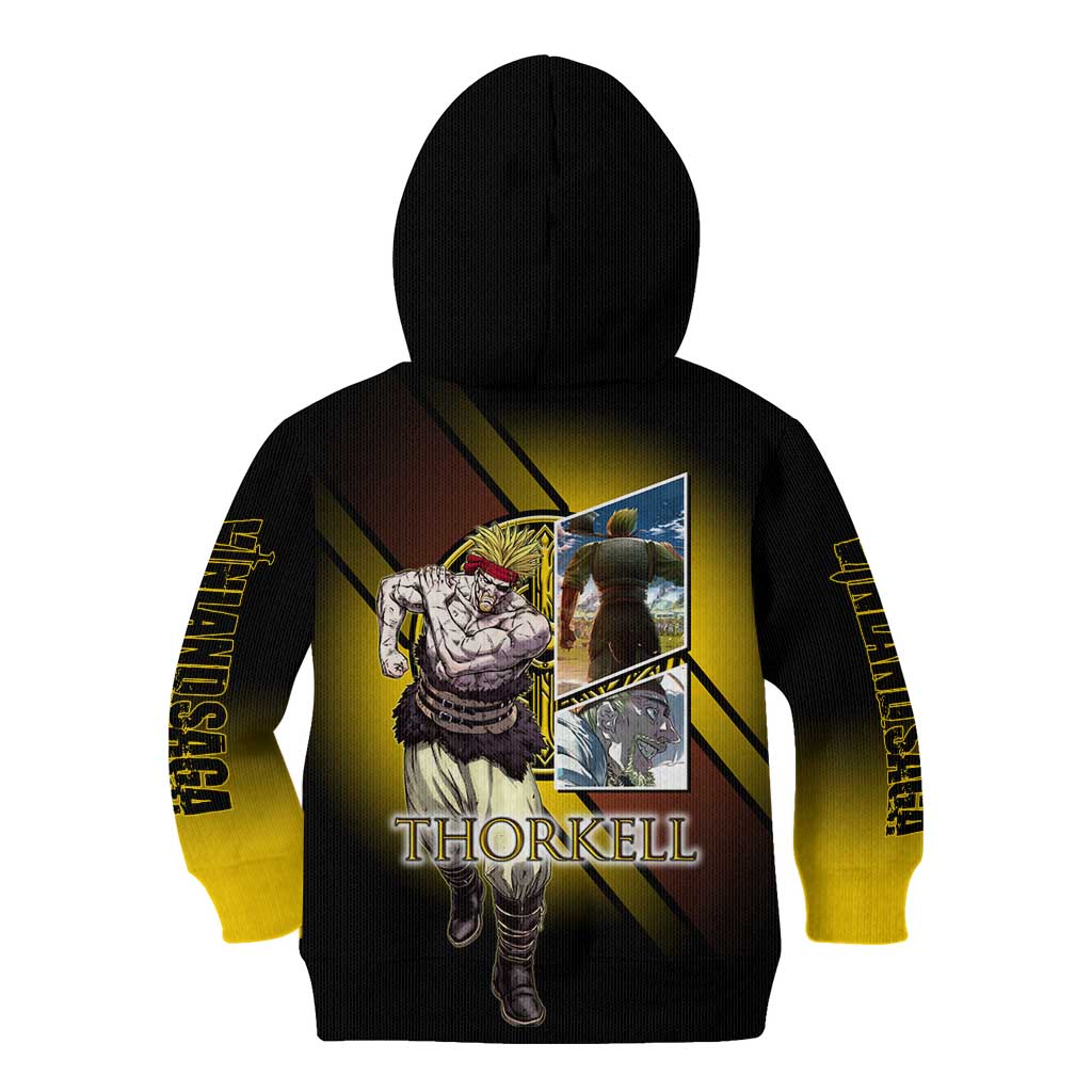 Thorkell Viking Berserker Kid Hoodie Viking Manga Illustration Style
