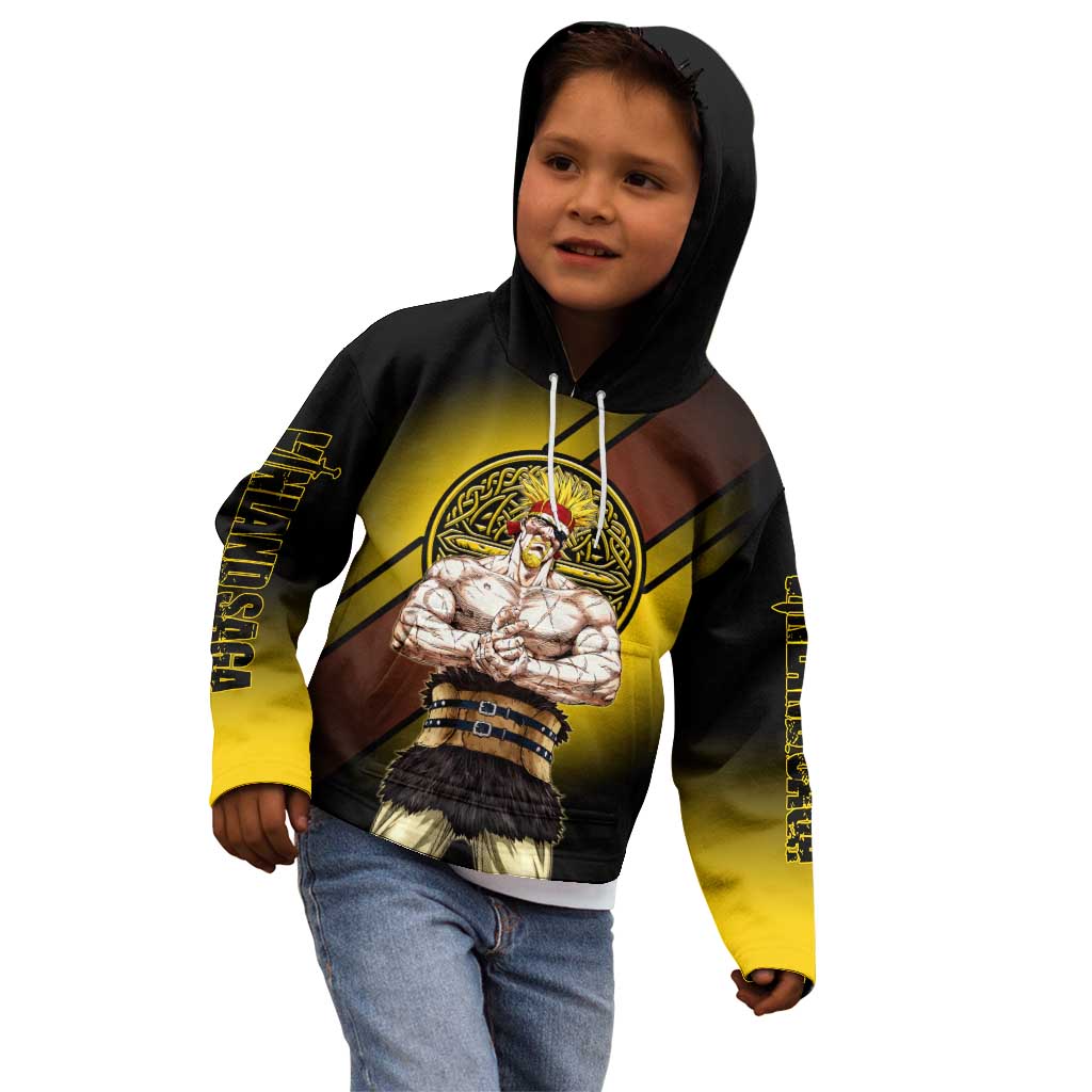 Thorkell Viking Berserker Kid Hoodie Viking Manga Illustration Style