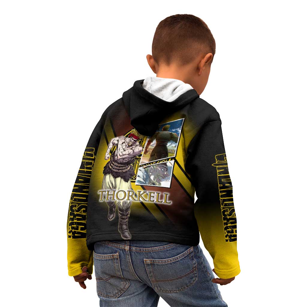 Thorkell Viking Berserker Kid Hoodie Viking Manga Illustration Style