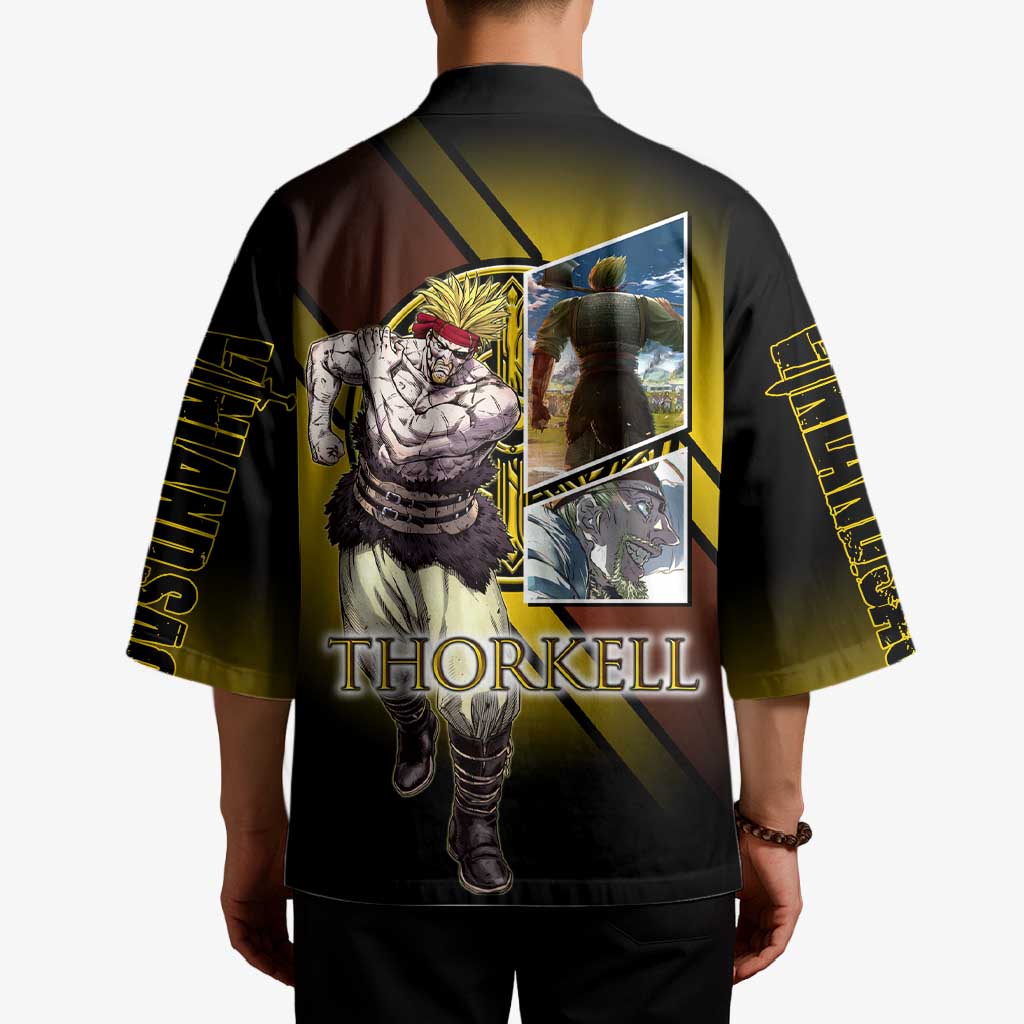 Thorkell Viking Berserker Kimono Viking Manga Illustration Style