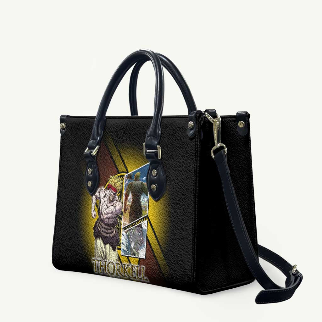 Thorkell Viking Berserker Leather Bag Viking Manga Illustration Style