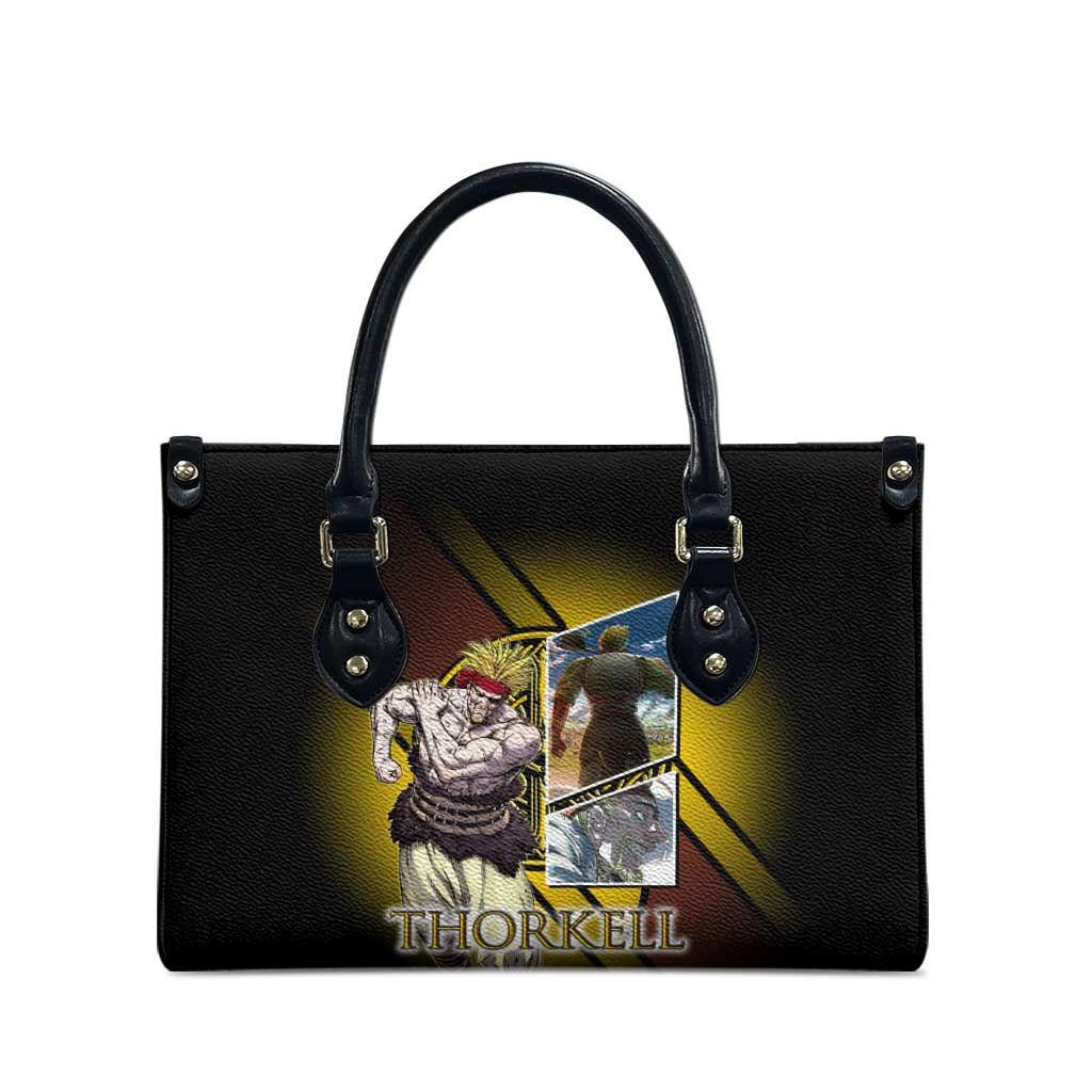 Thorkell Viking Berserker Leather Bag Viking Manga Illustration Style