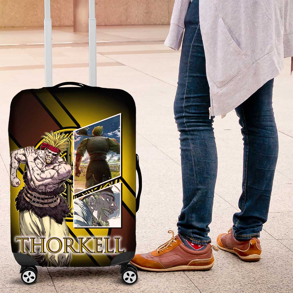 Thorkell Viking Berserker Luggage Cover Viking Manga Illustration Style